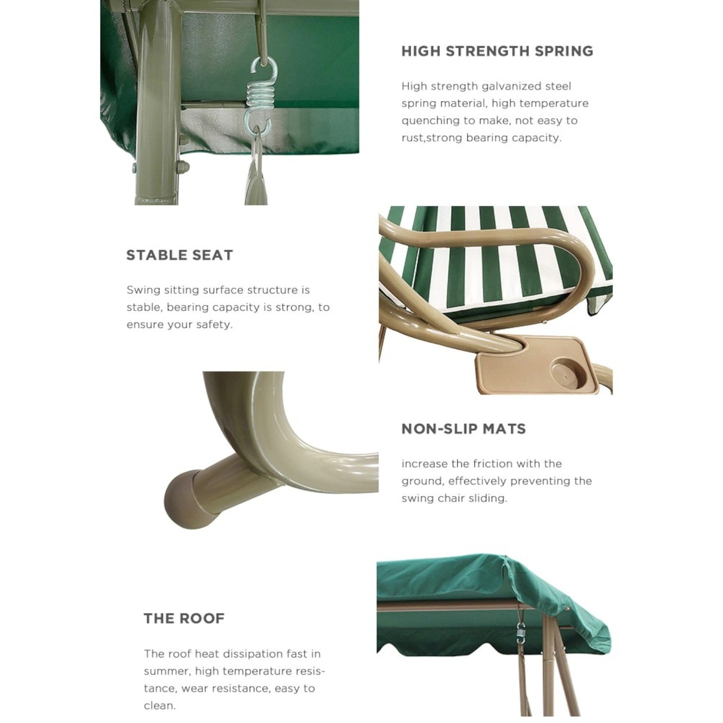 أرجوحة بريز – استرخاء وأنت في الهوا – 3 مقاعد