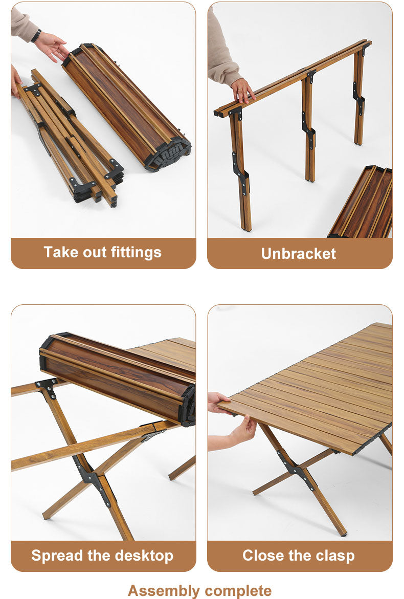 Flexi Folding - Wooden Style Table