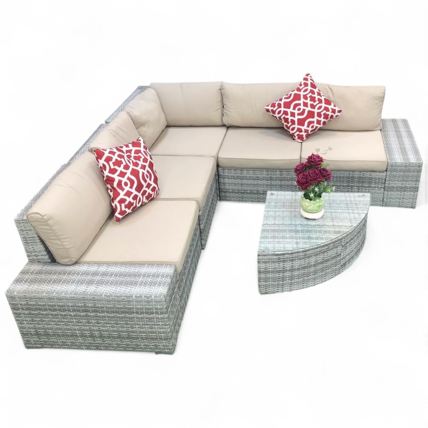 Zahret El-Nil Corner Set – Subtle Luxury for Contemporary Outdoor Living