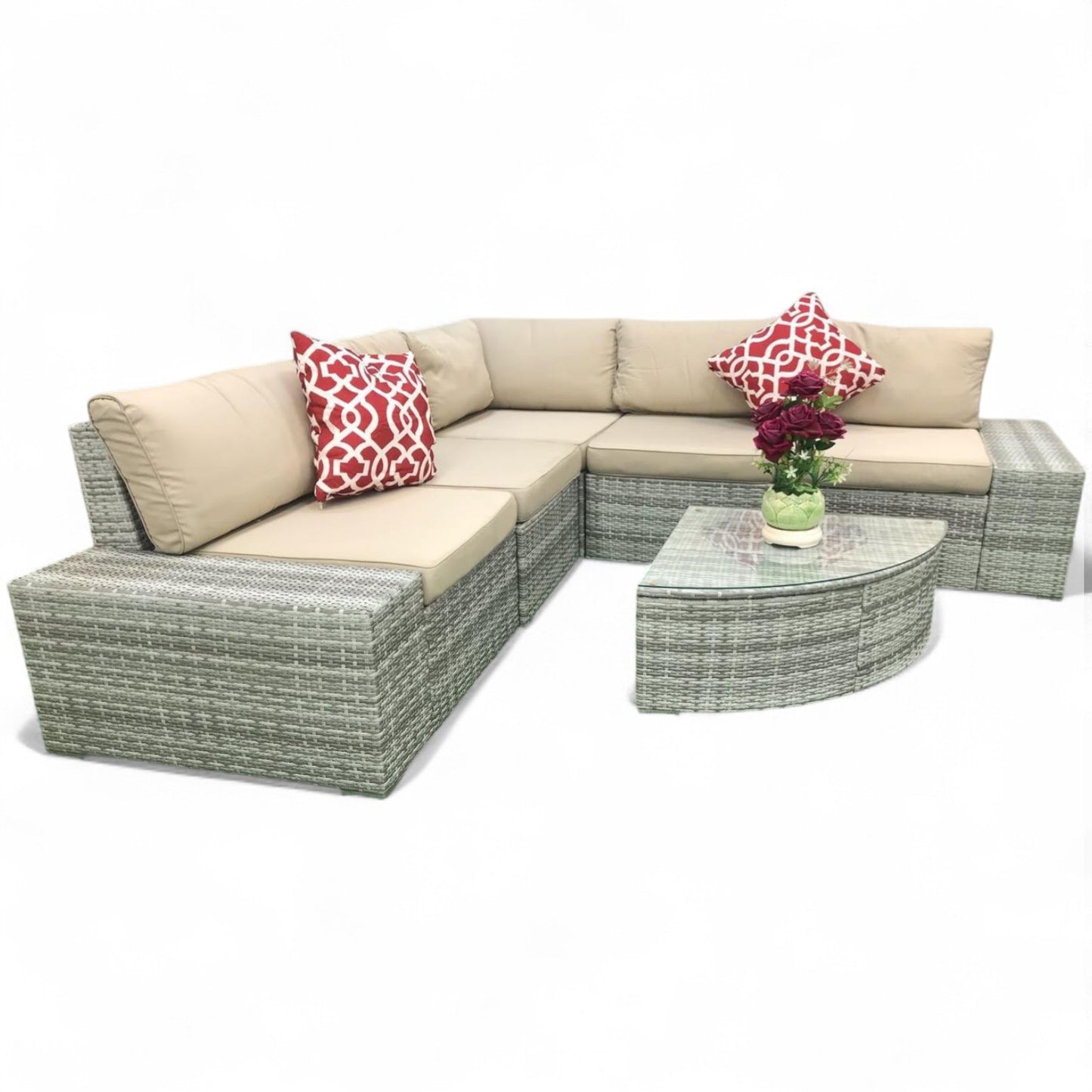 Zahret El-Nil Corner Set – Subtle Luxury for Contemporary Outdoor Living