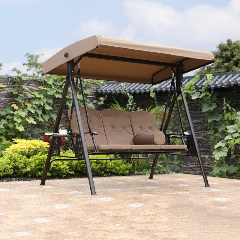Luxury Outdoor Swing with Canopy - 3 Seater