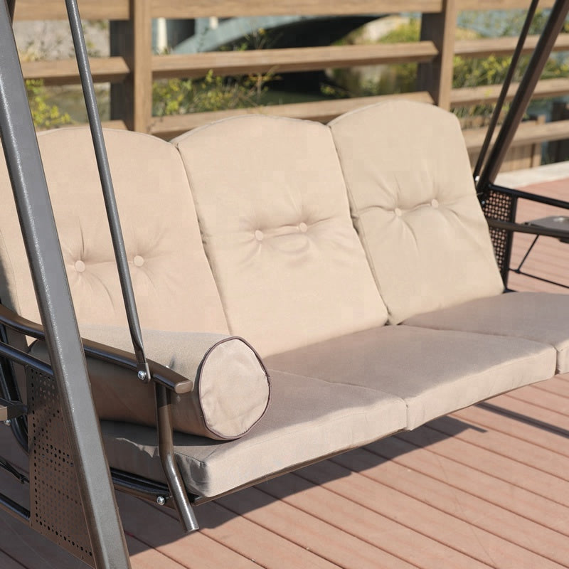 Luxury Outdoor Swing with Canopy - 3 Seater