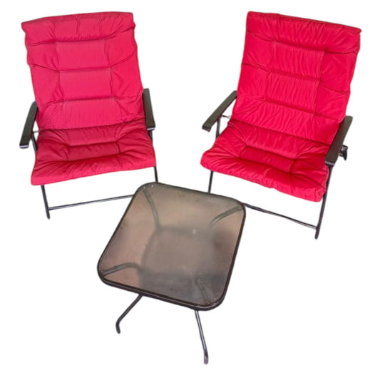 Vista 2-Chair + Table Balcony Set&nbsp