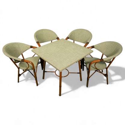 RiO Set – Elegant Outdoor Dining for Four