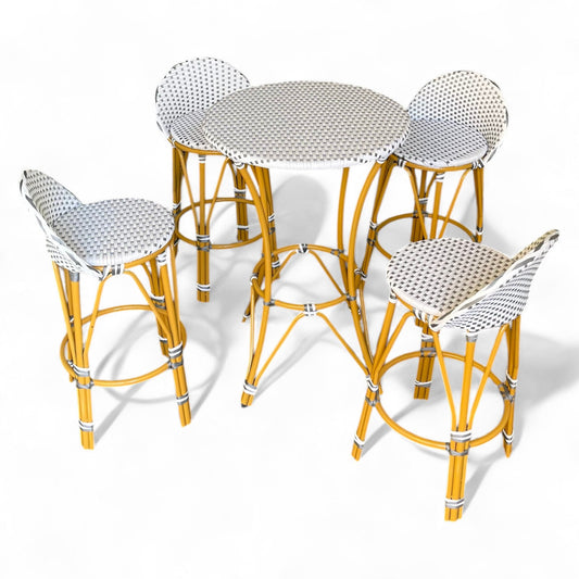 Bistro Charm Set – Parisian Style Outdoor Bar Set