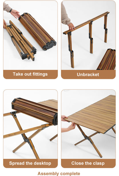 Flexi Folding - Wooden Style Table