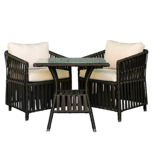 Mocha Set - 2 Chair and Table