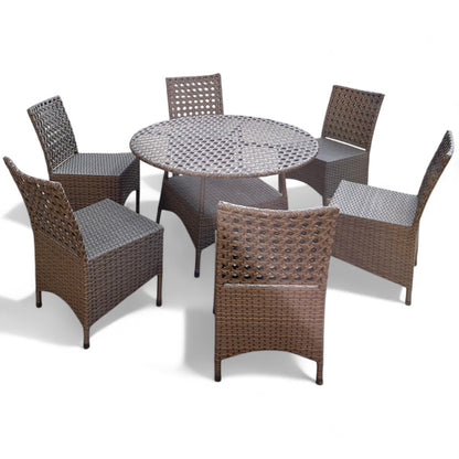 Riva Set – Classic Rattan Outdoor Dining Set