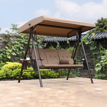 Luxury Outdoor Swing with Canopy - 3 Seater
