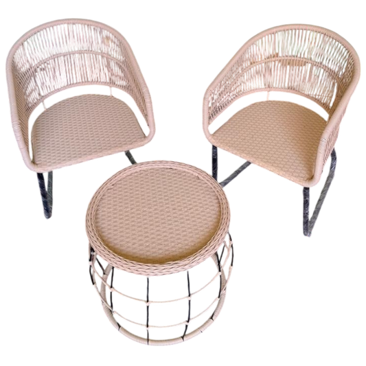 Revan Bistro Outdoor Set - 2 Chair and Table