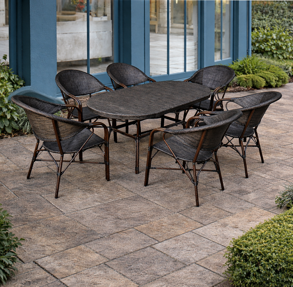 طقم ريو – بساطة عملية وأناقة خفيفة لستة أشخاص.