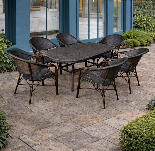 طقم ريو – بساطة عملية وأناقة خفيفة لستة أشخاص.