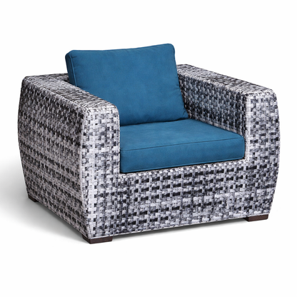 Cleopatra Set (White x Grey) – Royal Comfort for Outdoor Lounging