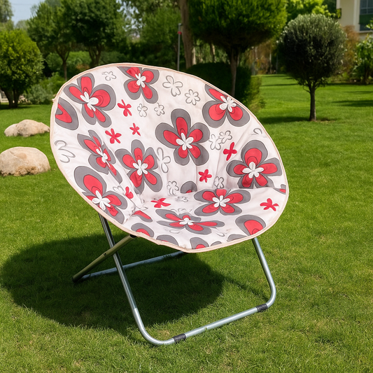 كرسى قمرى قابل للطى - كرسى فلورا