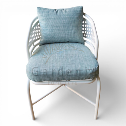 Grace Chair – Modern Comfort with Elegant Arabesque Design.