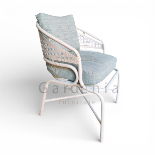 Grace Chair – Modern Comfort with Elegant Arabesque Design.